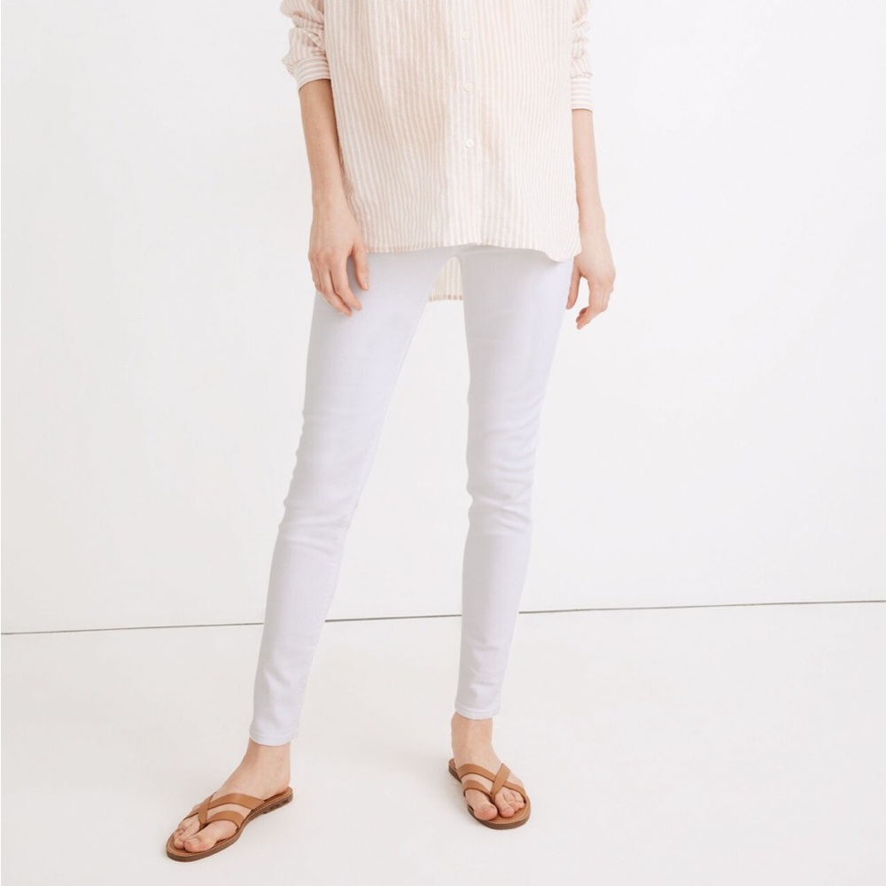 Madewell White Skinny Pants